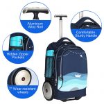 Big Wheel Rolling Bag - Blue Ocean Art