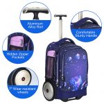 Big Wheel Rolling Bag - Galaxy Girl