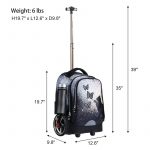Big Wheel Trolley Bag - Cat and Butterfly