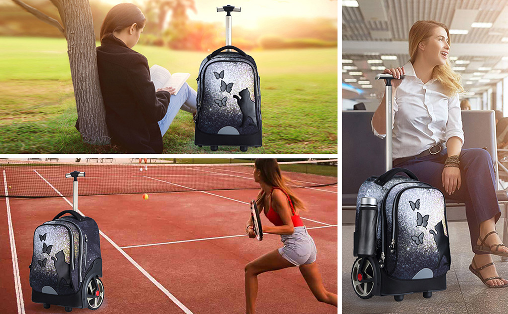 Big Wheel Trolley Bag for Travel, Outdoor, Sports.