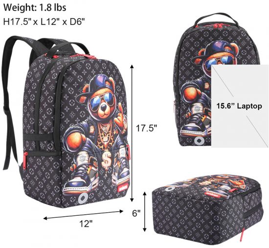 Uniker Backpack UI-24235BP Size Guide