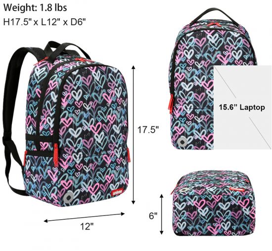 Uniker Backpack UI-25245BP Size Guide