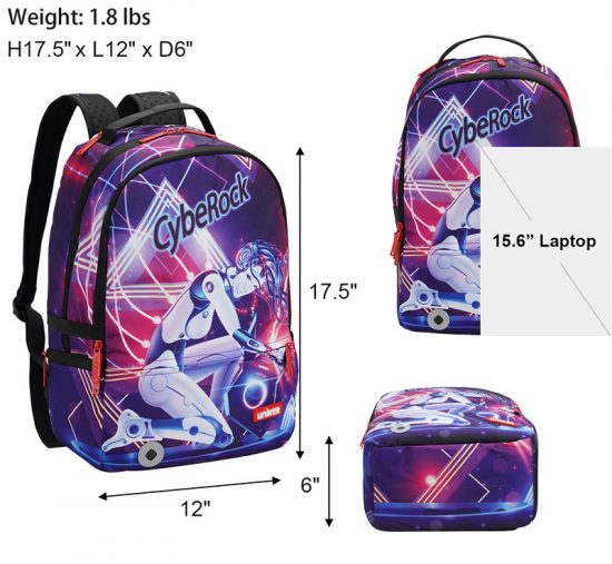 Uniker Backpack UI-28202BP Size Guide