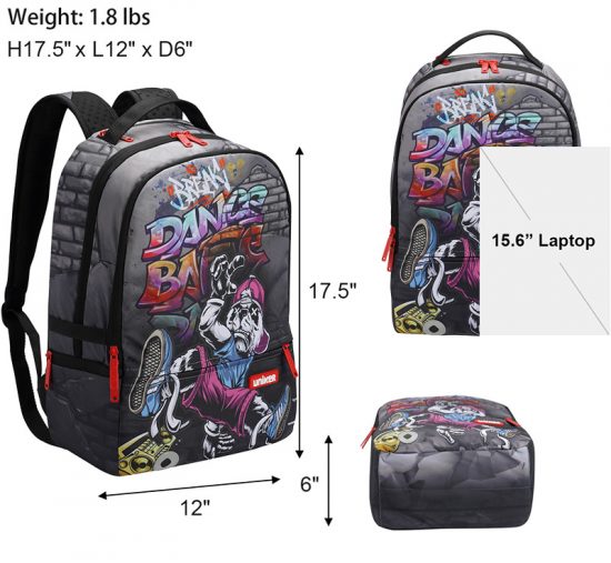 Uniker Backpack UI-28205BP Size Guide