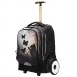 Uniker Rolling Bag 11120T5 Cat and Butterfly