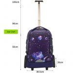 Uniker Rolling Bag 11128T5 Galaxy Girl