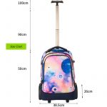 Uniker Rolling Bag 14226T1 Milky Way