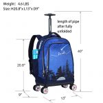 Uniker Rolling Backpack - Falling Star